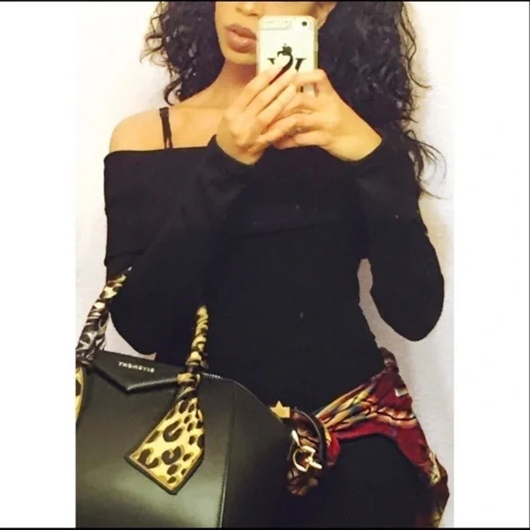 Forever 21 black off the shoulder jumpsuit - Picture 3 of 6